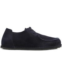 Birkenstock - Utti Lace-Up Suede Loafers - Lyst