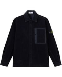 Stone Island - Corduroy Patch-Pocket Overshirt - Lyst