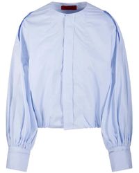 Thelatest - Chemise À Manches Ballon - Lyst