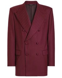 Dolce & Gabbana - Double-Breasted Martini Suit - Lyst