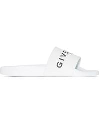 Givenchy - Claquettes À Logo Imprimé - Lyst