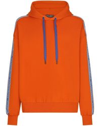 Dolce & Gabbana - Cropped Cotton Hoodie - Lyst
