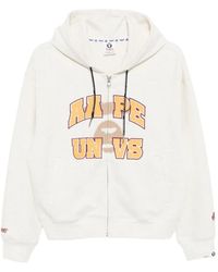 Aape By A Bathing Ape - Sudadera con capucha y logo - Lyst