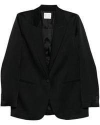 forte_forte - Single-Breasted Notched Jacket - Lyst