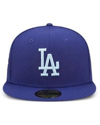 KTZ - Casquette 59Fifty Mlb Los Angeles Dodgers Cloud Under - Lyst