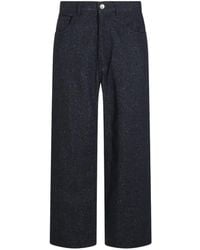 AURALEE - Jeans Con Design Attorcigliato - Lyst