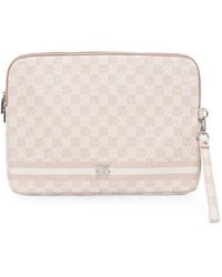 DKNY - Logo-Print Laptop Bag - Lyst
