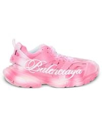 Balenciaga - Sneaker Track Stencil Logo - Lyst