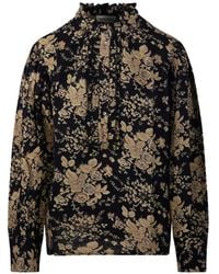 Antik Batik - Blouse Volantée À Fleurs Imprimées - Lyst