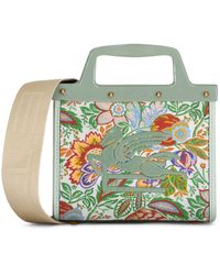 Etro - Floral Jacquard Small Love Trotter Shopping Bag - Lyst