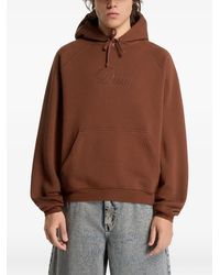 Dime - Cursive Logo-Embroidered Hoodie - Lyst