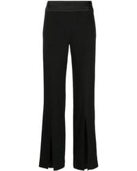 Jonathan Simkhai - Crepe Straight-Leg Trousers - Lyst