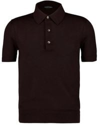 Tom Ford - Poloshirt Mit Kurzen Ärmeln - Lyst