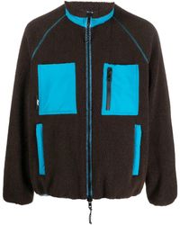 MSGM - Logo-Patch Fleece Jacket - Lyst