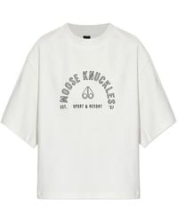 Moose Knuckles - Logo-Print T-Shirt - Lyst
