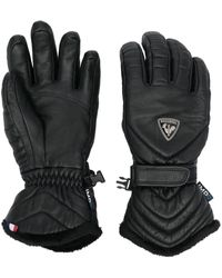 Rossignol Handschuhe mit Logo-Patch - Schwarz