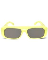 Palm Angels - Lunettes De Soleil Willow À Monture Rectangulaire - Lyst