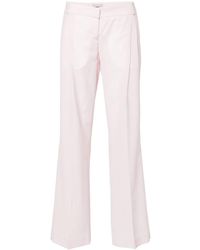 Coperni - Check-Pattern Tailored Flared Trousers - Lyst
