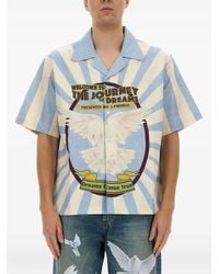 3.PARADIS - Journey Of Dreams Printed Short-Sleeve Shirt - Lyst