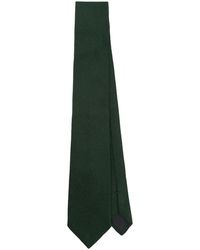 Fursac - Patterned-Jacquard Silk Tie - Lyst