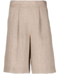 Shorts di Peserico in Neutro Donna Abbigliamento da Shorts da Pantaloncini eleganti 