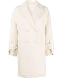 Ermanno Scervino - Double-breasted Virgin-wool Coat - Lyst