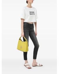 Miss Sixty - Sequin-Embellished Cropped Top - Lyst