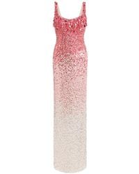 Jenny Packham - Decora Maxi-Jurk Verfraaid Met Pailletten - Lyst