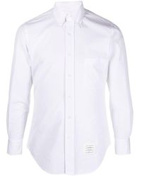 Thom Browne - Camisa con botones y detalle RWB - Lyst