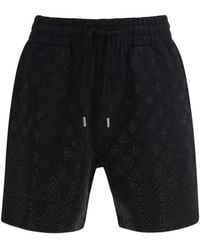 CASABLANCA - Bermudas Con Monograma De Cristal - Lyst
