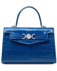 Versace - Croc-Effect Medusa '95 Handbag - Lyst