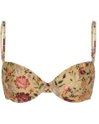 Agua Bendita - Magdalena Floral Bikini Top - Lyst
