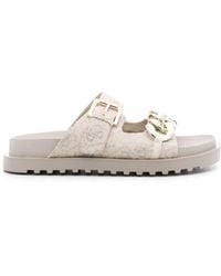 Guess USA - Fadey Chain-detail Slides - Lyst