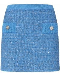 Pinko - Tweed Mini-Rok - Lyst
