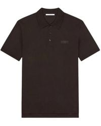 Givenchy - Poloshirt Aus Baumwolle Mit Paris-Ripsband - Lyst