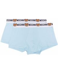 Moschino - Two-pack Logo-waistband Boxers - Lyst