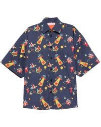 Walter Van Beirendonck - All-Over Print Shirt Jacket - Lyst