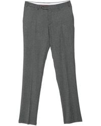 Canali - Impeccabile Pressed-Crease Tailored Trousers - Lyst