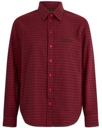 Balenciaga - Checked Buttoned Shirt - Lyst