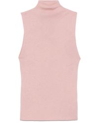 Nanushka - Top con cuello alto - Lyst