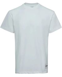 Jil Sander - Logo-Patch T-Shirt - Lyst