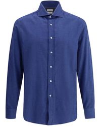 Brunello Cucinelli - Cotton Blouse - Lyst