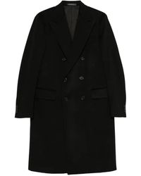 Caruso - Manteau À Revers - Lyst