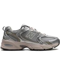 New Balance - 530 Silver/Khaki Sneakers - Lyst