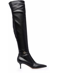Gianvito Rossi - Buckle Detail Knee Boots - Lyst