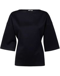 AURALEE - Top Con Scollo A Barca - Lyst