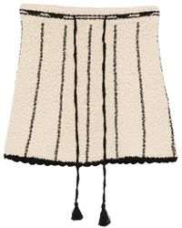 THE GARMENT - April Gestreepte Mini-Rok - Lyst