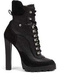 DSquared² - 120Mm Round-Toe Leather Boots - Lyst