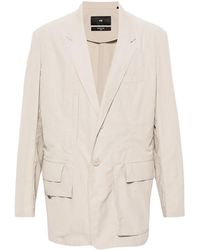 Y-3 - Cr Nyl Single-Breasted Blazer - Lyst