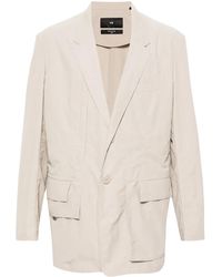 Y-3 - Cr Nyl Single-Breasted Blazer - Lyst